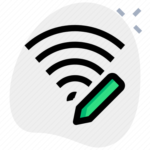 Wireless, edit, connection icon - Download on Iconfinder
