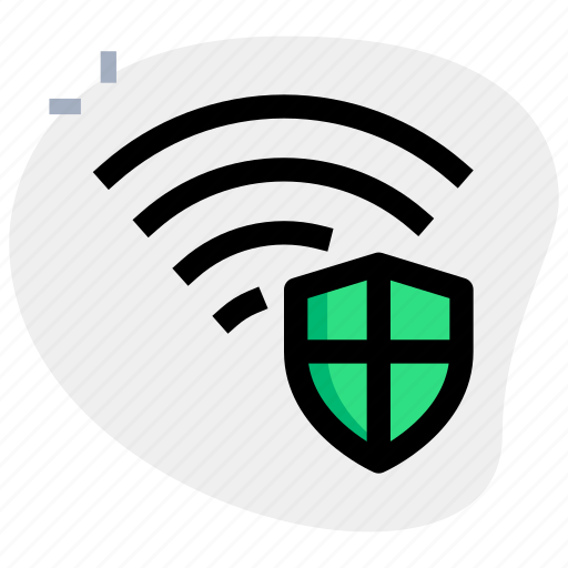 Wireless, shield, security icon - Download on Iconfinder