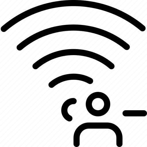 Wireless, delete, avatar icon - Download on Iconfinder