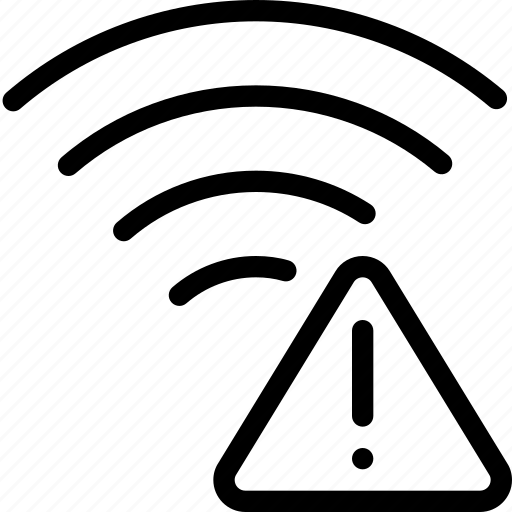 Wireless, warning, danger icon - Download on Iconfinder