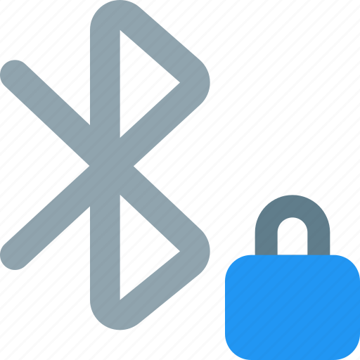 Bluetooth, lock, security icon - Download on Iconfinder