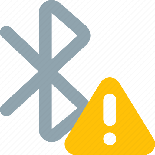 Bluetooth, warning, danger icon - Download on Iconfinder