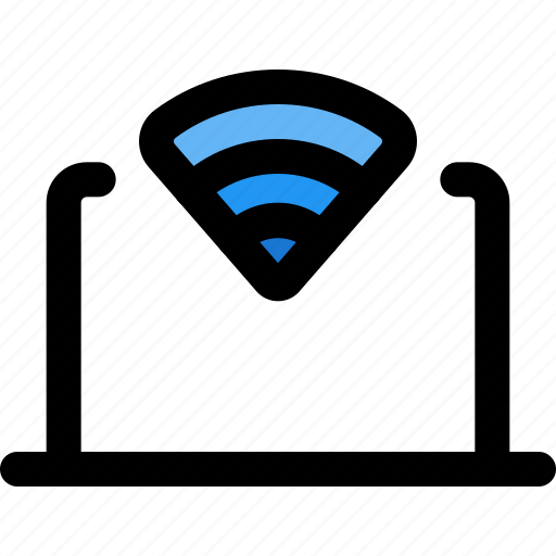 Laptop, wireless, connection icon - Download on Iconfinder