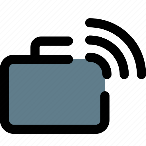 Suitcase, wireless, briefcase icon - Download on Iconfinder