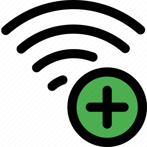Wireless, add, network icon - Download on Iconfinder