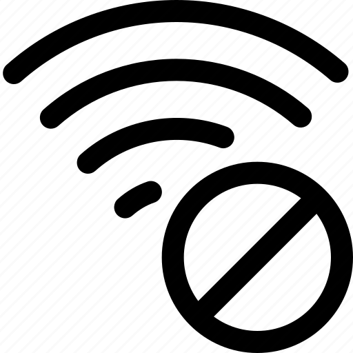 Wireless, banned, network icon - Download on Iconfinder