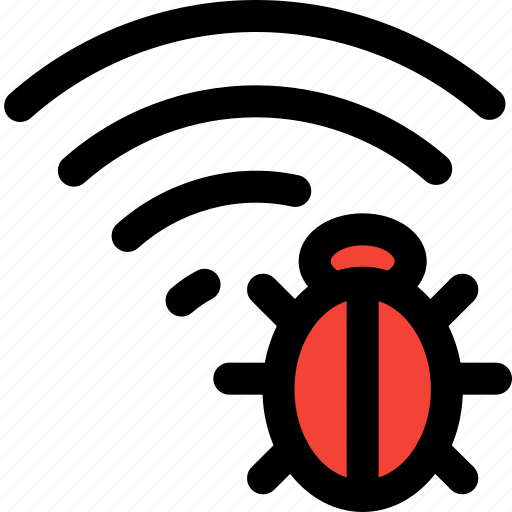 Wireless, bug, virus icon - Download on Iconfinder