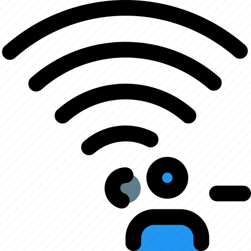 Wireless, delete, user, avatar icon - Download on Iconfinder