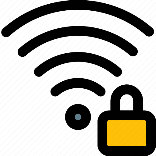 Wireless, lock, security icon - Download on Iconfinder