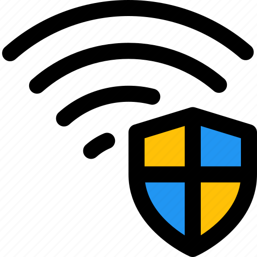 Wireless, security, shield icon - Download on Iconfinder