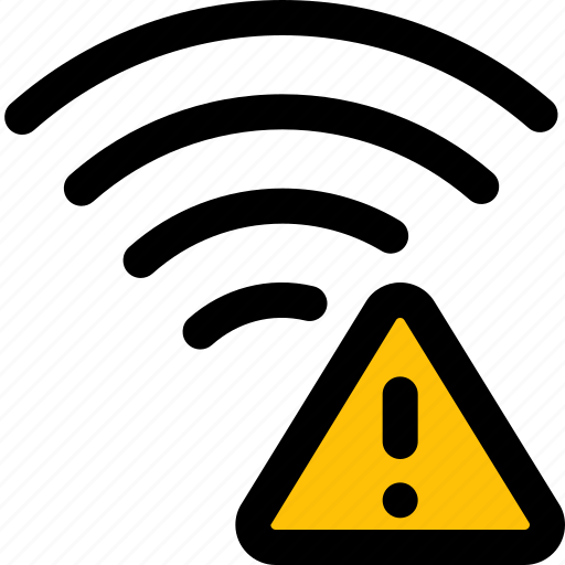 Wireless, warning, alert icon - Download on Iconfinder