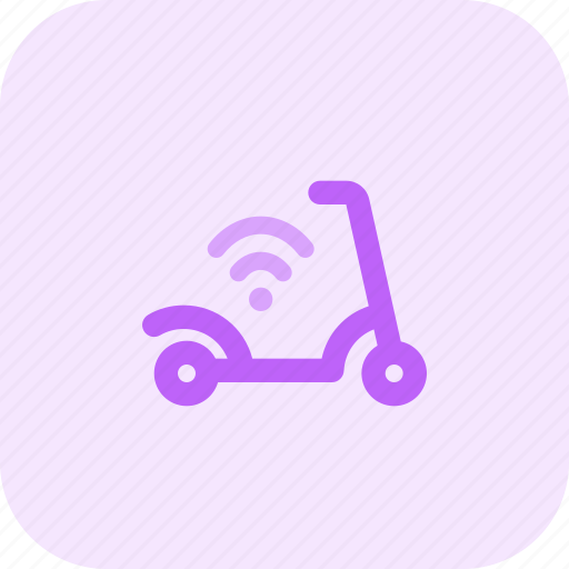 Scooter, wireless, signal icon - Download on Iconfinder