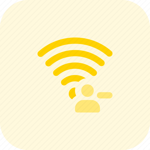 Wireless, user, remove icon - Download on Iconfinder