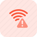 wireless, warning, danger