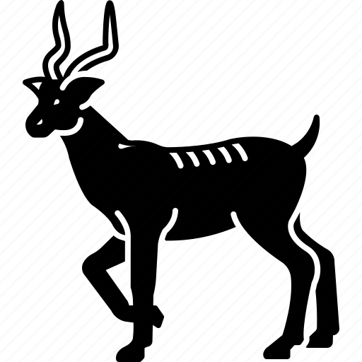 Antelope, deer, fast, gazelle, herbivores, horn, mammal icon - Download on Iconfinder