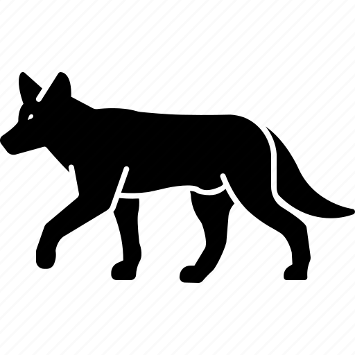 Cunning, dingo, howling, hunting, jackal, shaggy, vicious icon - Download on Iconfinder