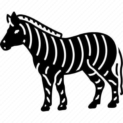 Animal, black and white, fauna, head, herbivore, nature, zebra icon - Download on Iconfinder