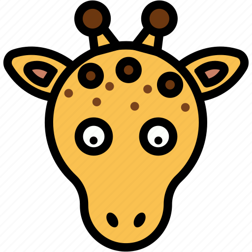 Zoo, face, animal, giraffe, wild icon - Download on Iconfinder