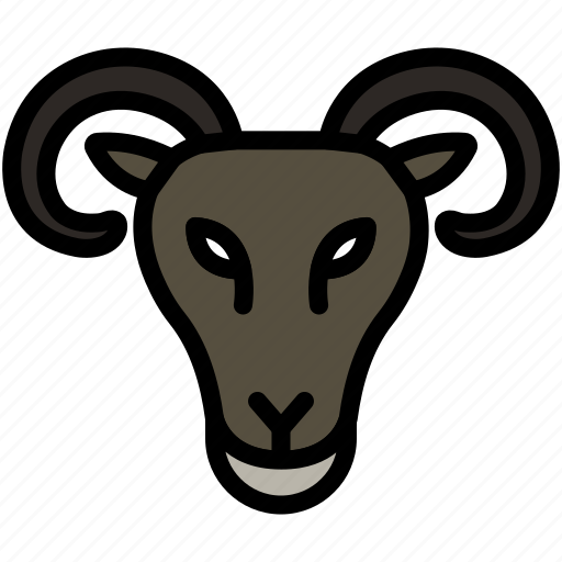 Face, goat, farm, chamois, animal icon - Download on Iconfinder