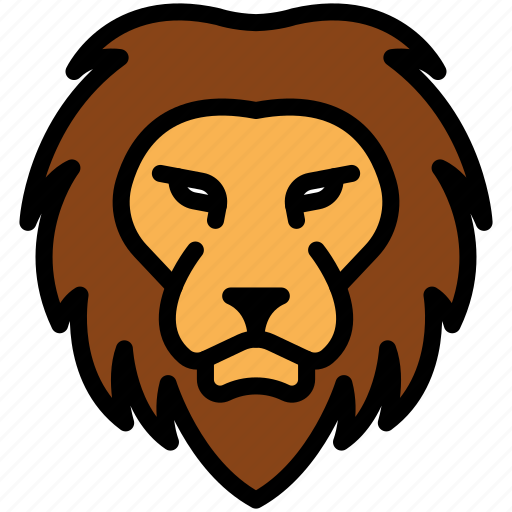 Wild, face, animal, zoo, lion icon - Download on Iconfinder