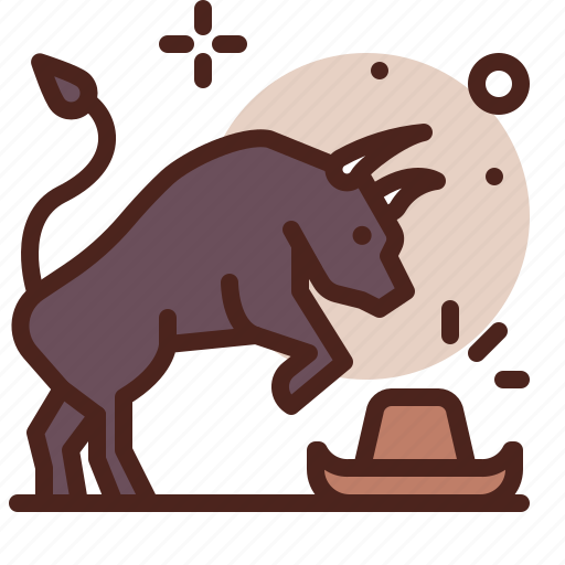 Bull, western, cowboy icon - Download on Iconfinder
