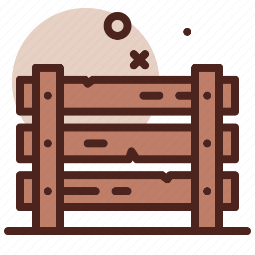 Fence, western, cowboy icon - Download on Iconfinder