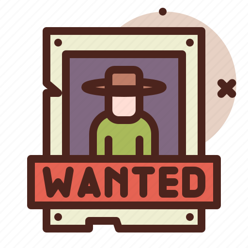 Wanted2, western, cowboy icon - Download on Iconfinder