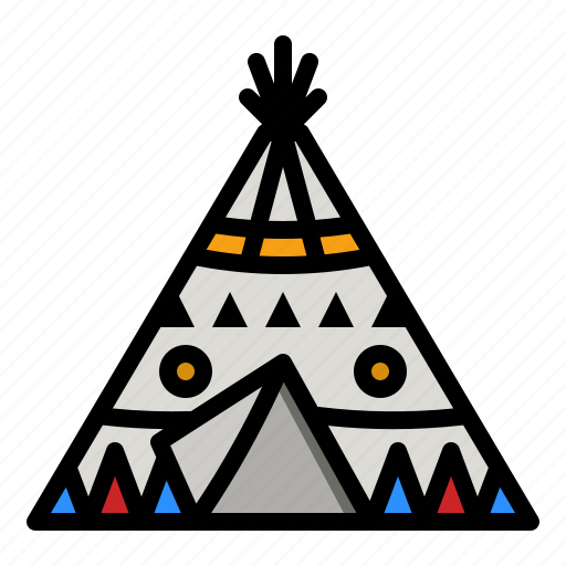 Tent, tipi, wigwam, village, camping icon - Download on Iconfinder