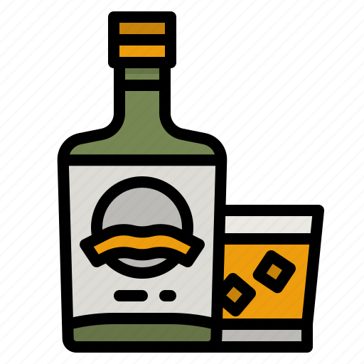 Whiskey, brandy, alcoholic, drink, beverage icon - Download on Iconfinder