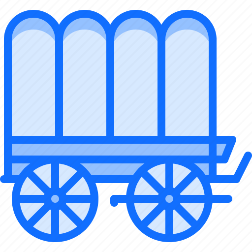 Cart, cowboy, transport, wagon, west, wild icon - Download on Iconfinder