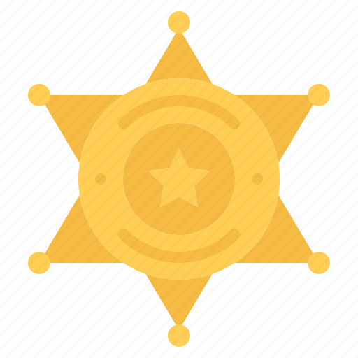 Badge, cowboy, sheriff, star, west, wild icon - Download on Iconfinder