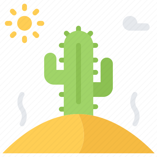 Cactus, desert, sun, west, wild icon - Download on Iconfinder