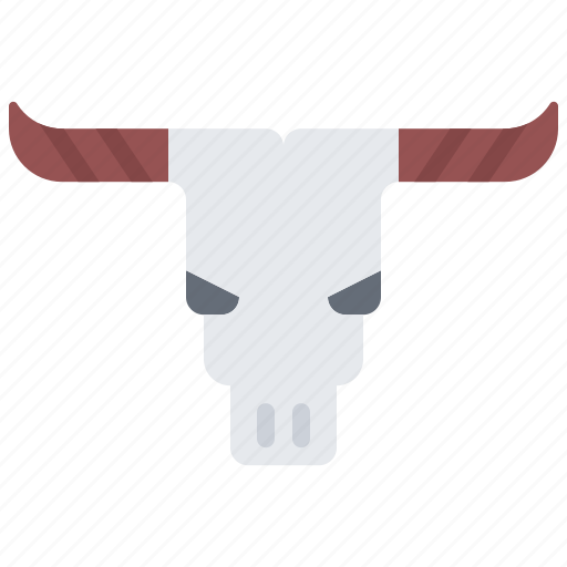 Bone, bull, cow, cowboy, skull, west, wild icon - Download on Iconfinder