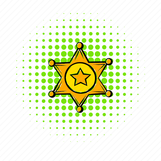 Authority, comics, gold, metal, sheriff, star, west icon - Download on Iconfinder