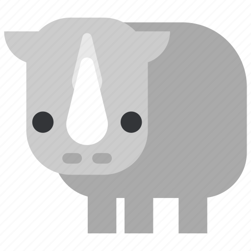 Animal, beast, fauna, rhinoceros, wild, wildlife, zoo icon - Download on Iconfinder