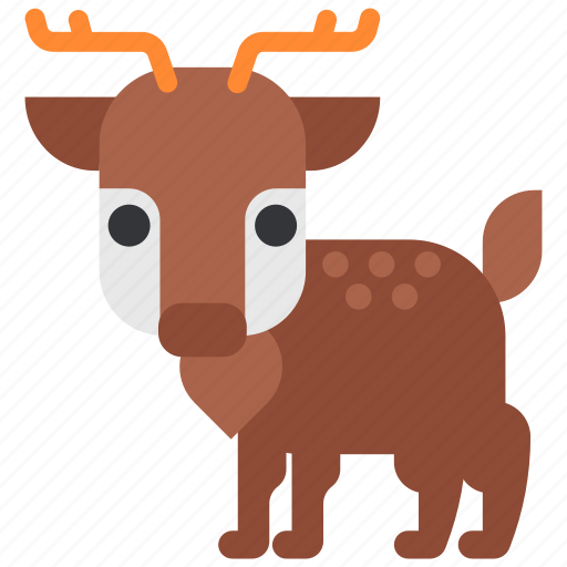 Animal, beast, deer, fauna, wild, wildlife, zoo icon - Download on Iconfinder
