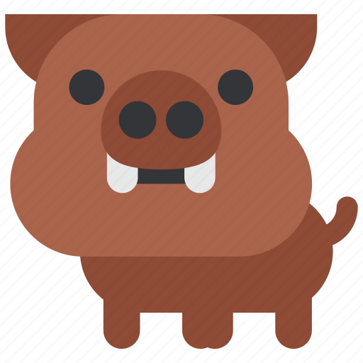 Animal, beast, boar, fauna, wild, wildlife, zoo icon - Download on Iconfinder