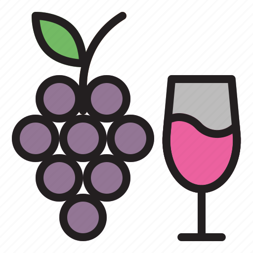 Grapes, alcohol, drink, beer, wine icon - Download on Iconfinder