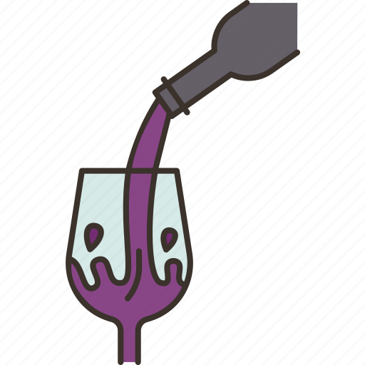 Pouring, wine, champagne, serve, drink icon - Download on Iconfinder