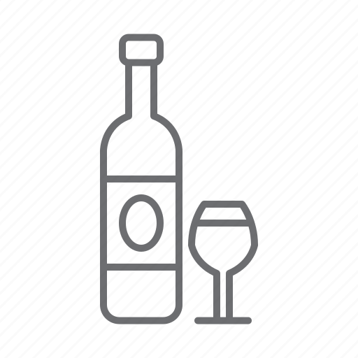 Wine, alcohol, glass, beverage, champagne, bottle, drink icon - Download on Iconfinder