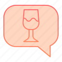 alcohol, glass, bubble, cafe, drink, restaurant, party, dialogue, website