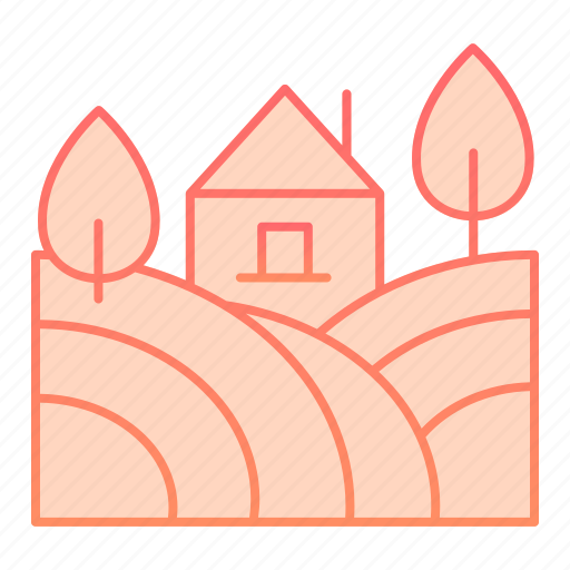 Tree, garden, outdoor, architecture, nature, house, building icon - Download on Iconfinder