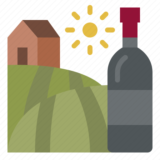 Vineyard, wine, winery, grapes icon - Download on Iconfinder