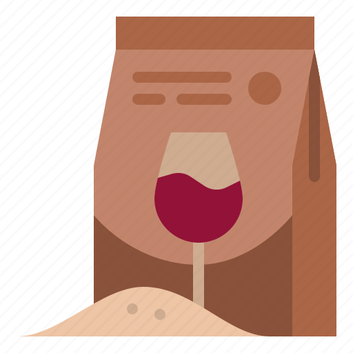 Wine, yeast, making, bag icon - Download on Iconfinder