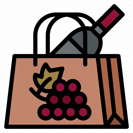 Shopping, bag, wine, sale, winery icon - Download on Iconfinder