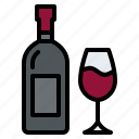wine, bottle, glass, winery