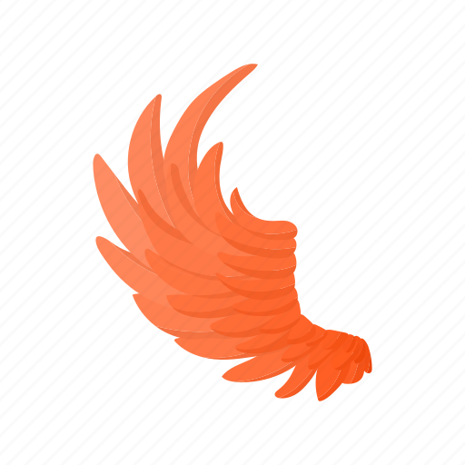 Abstract, art, bird, cartoon, graphic, orange, wing icon - Download on  Iconfinder