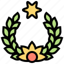 award, olive, prize, winning, wreath