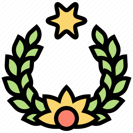 Award, olive, prize, winning, wreath icon - Download on Iconfinder