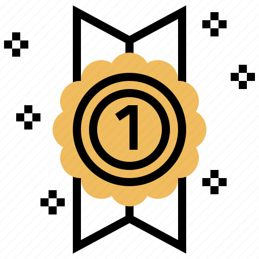 Award, badge, band, ribbon, win icon - Download on Iconfinder